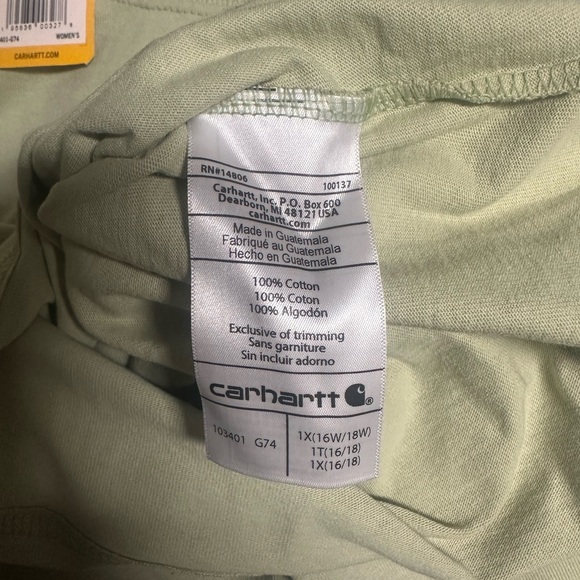 Carhartt long sleeve womens shirt - Picture 5 of 5